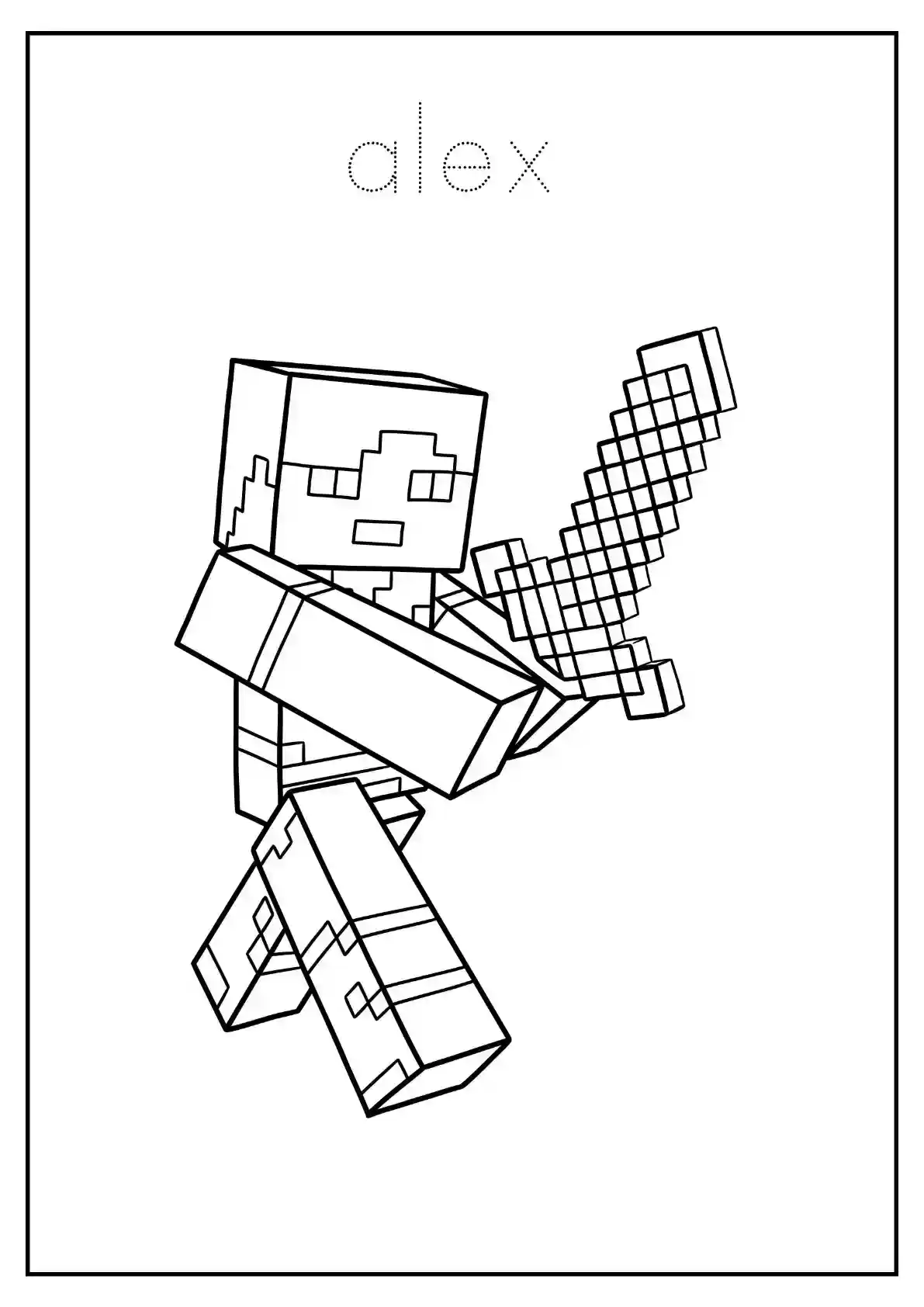 Alex with Sword