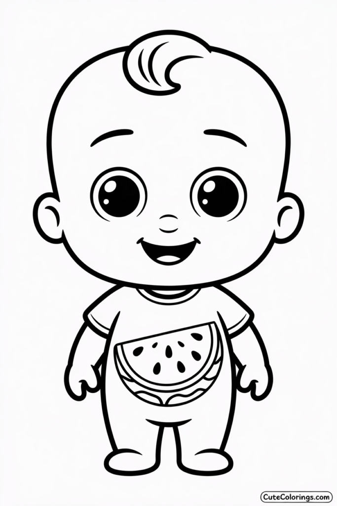 Baby JJ Smiling Watermelon Shirt