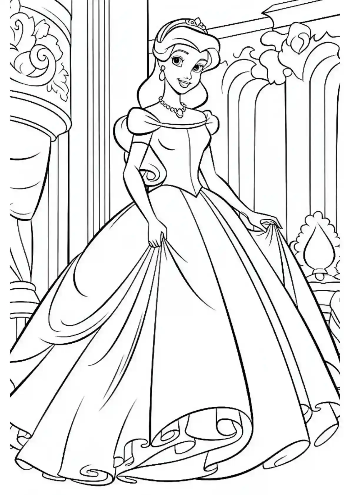 Barbie in Grand Palace Ballroom