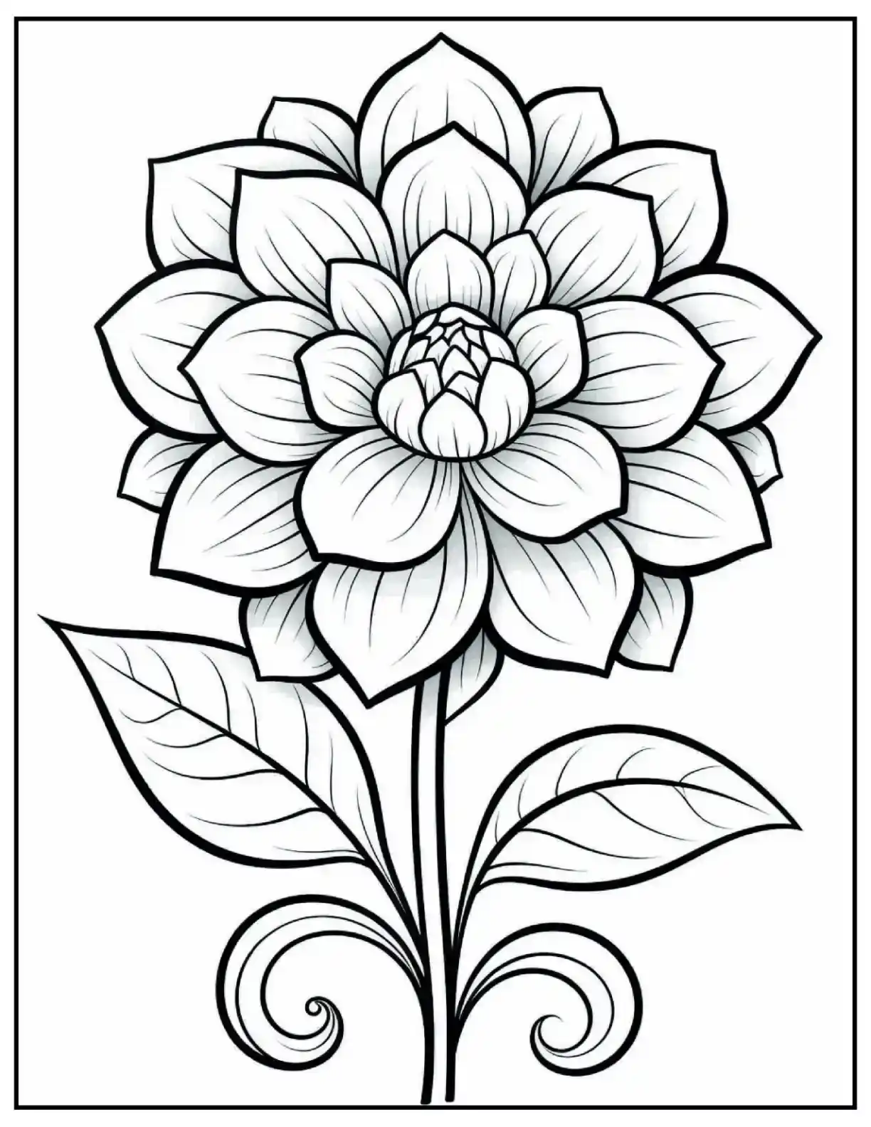 Bouquet Flower Coloring Pages