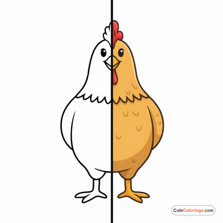 Chicken Coloring Pages