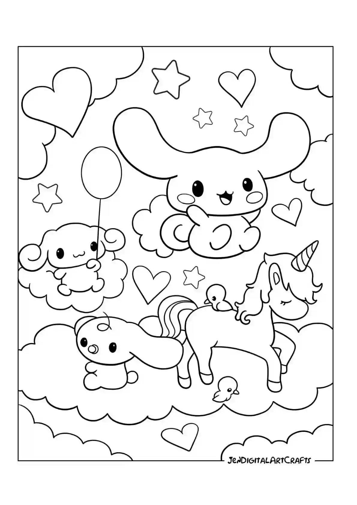 Cinnamoroll Cloud Friends Page