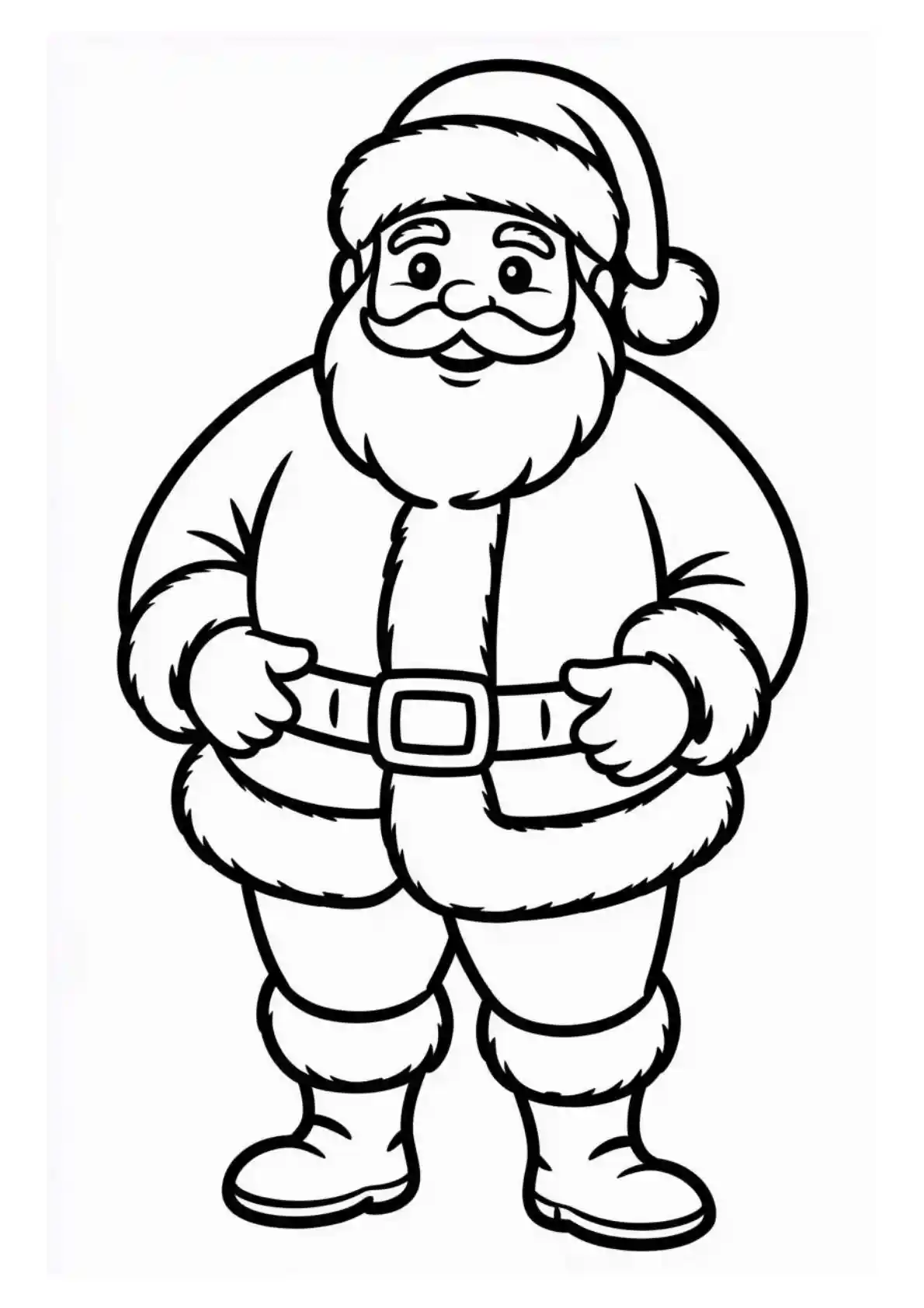 Classic Standing Santa Portrait