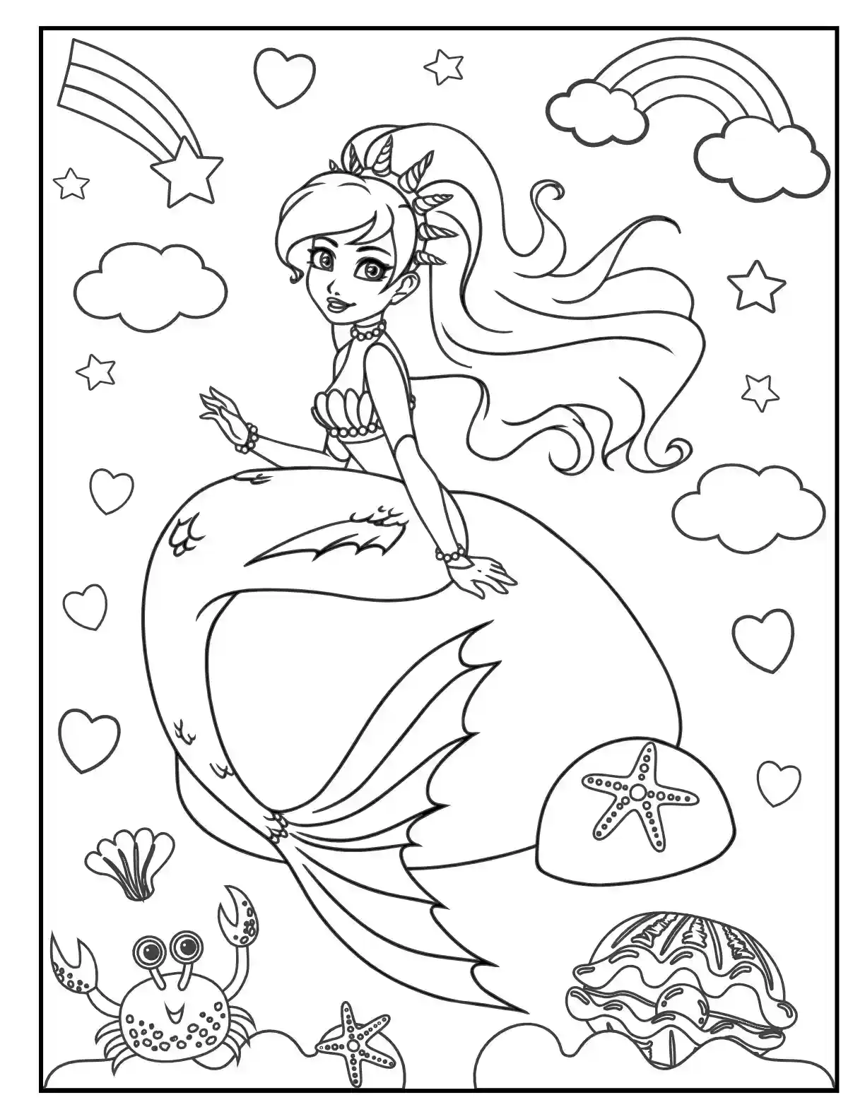 Cloud Dancing Mermaid