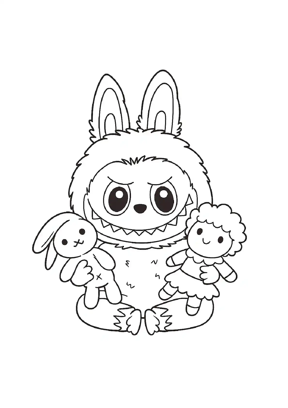 Cute Lebula coloring page