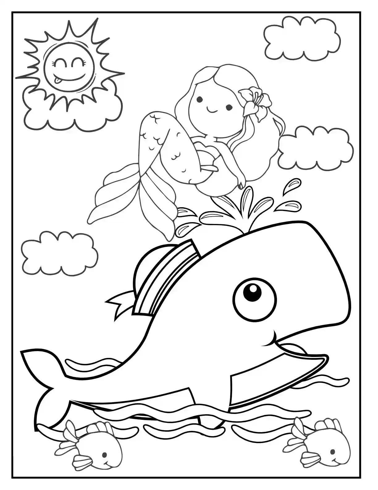  Dolphin Riding Mermaid