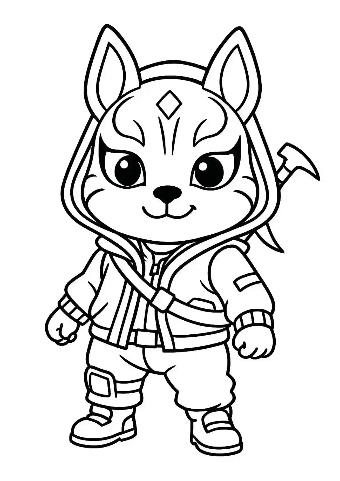 Fortnite Drift Skin Coloring Page