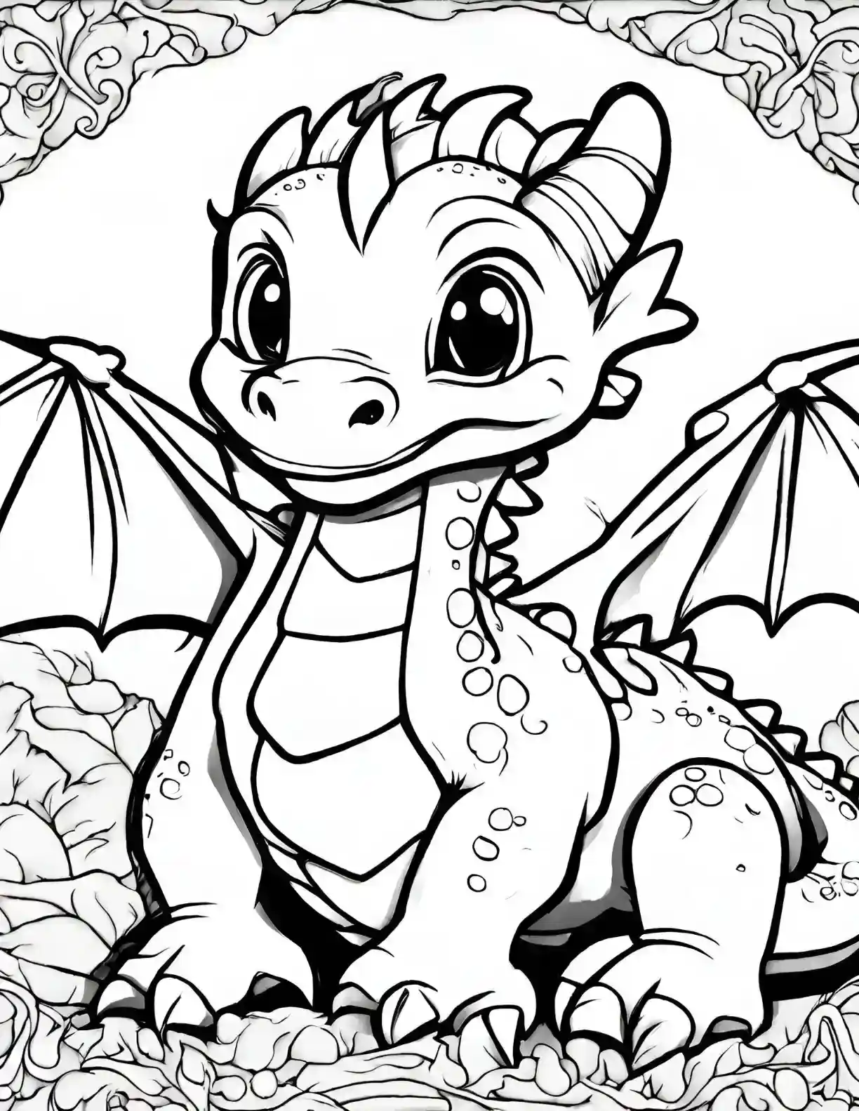 Framed Dragon Beauty