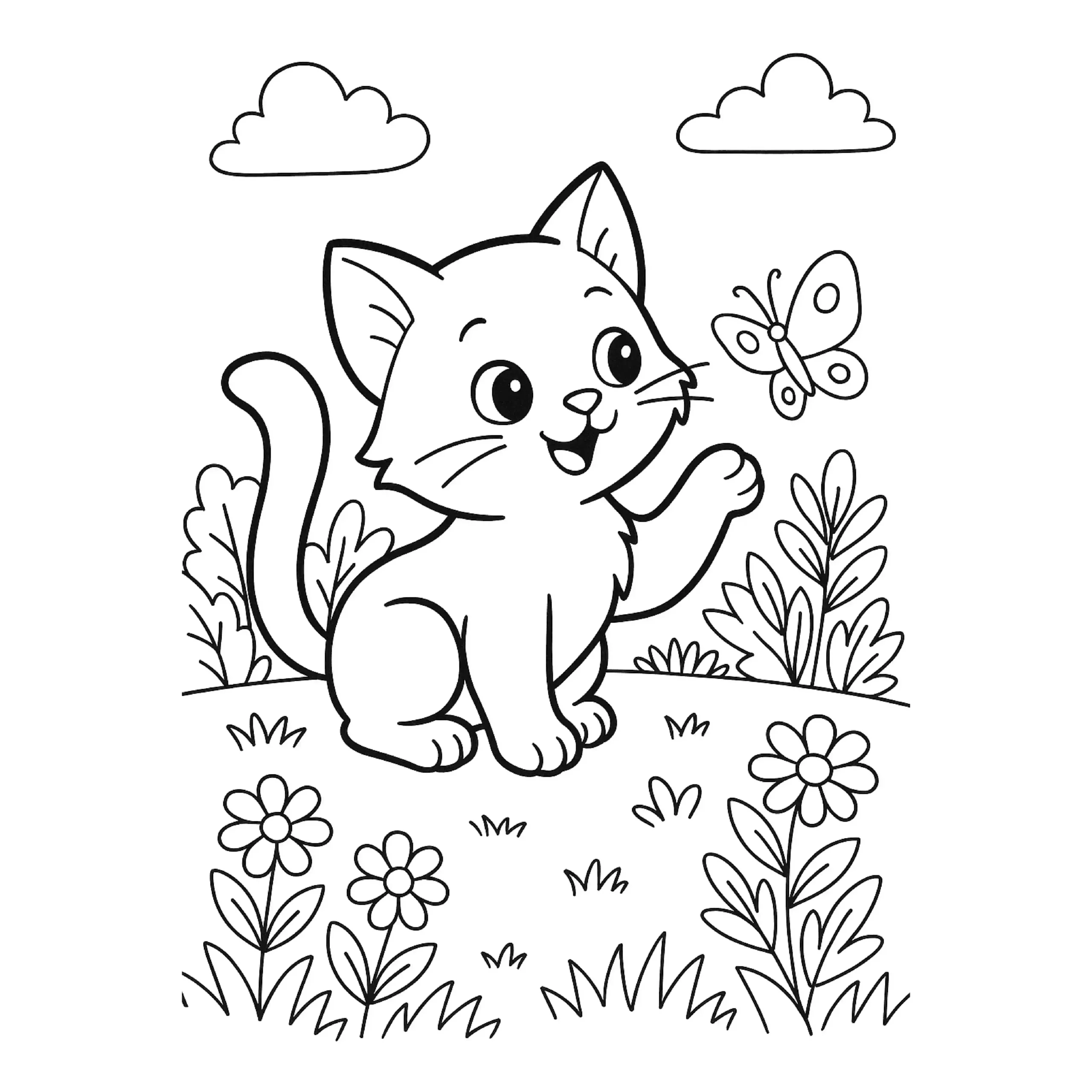 Garden Kitten Adventure