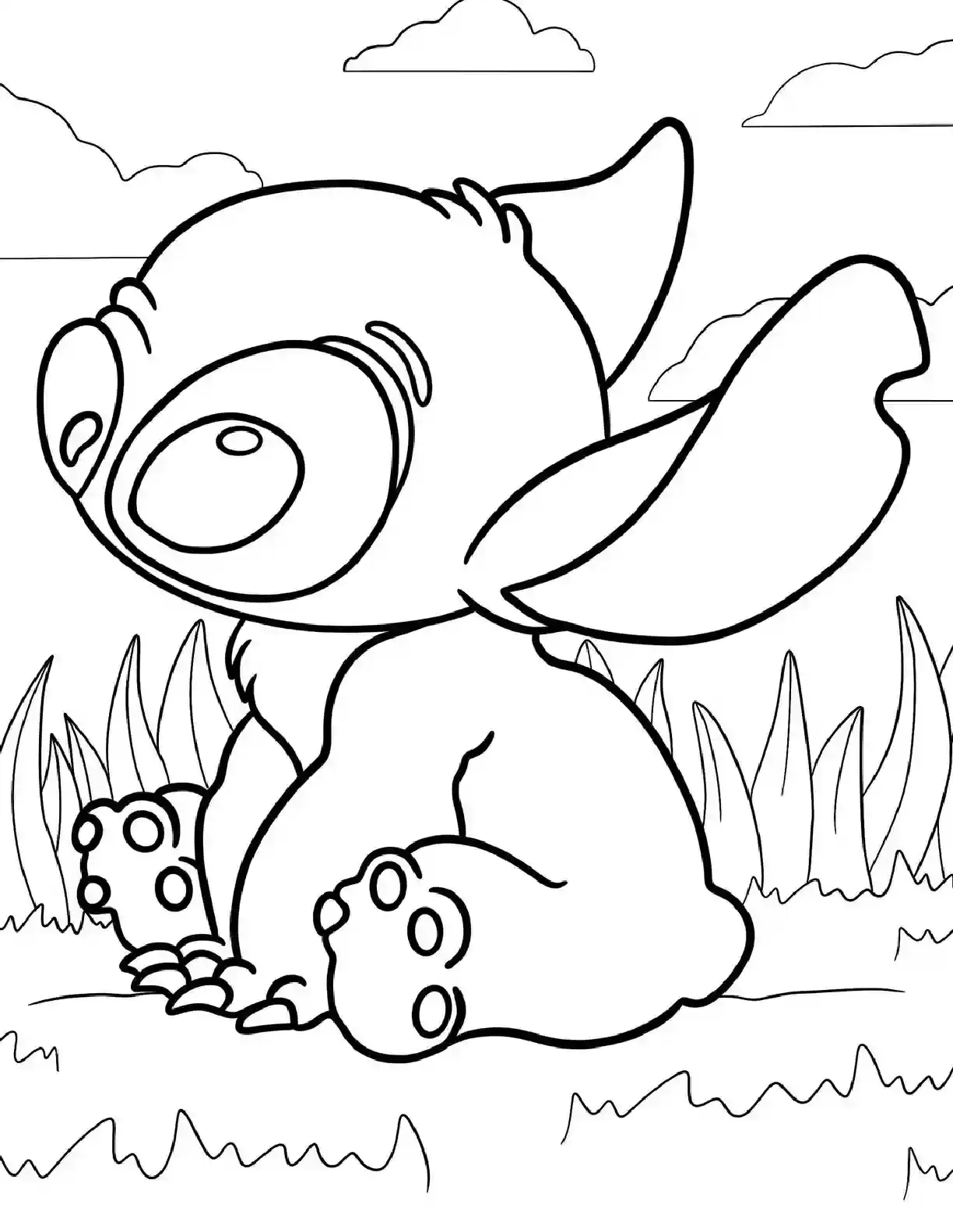 Girl Scrump Coloring Pages