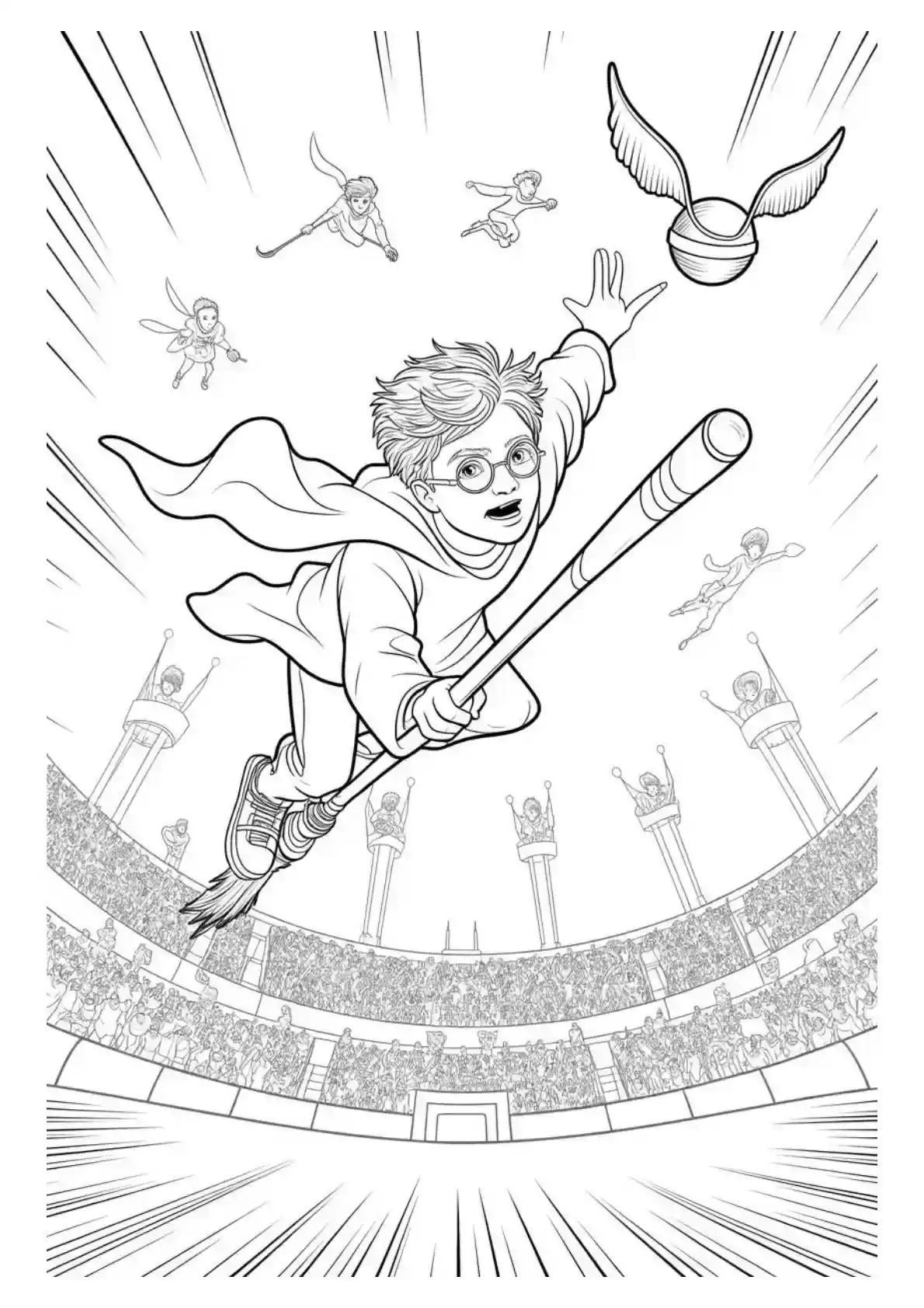 Harry Potter Quidditch Match