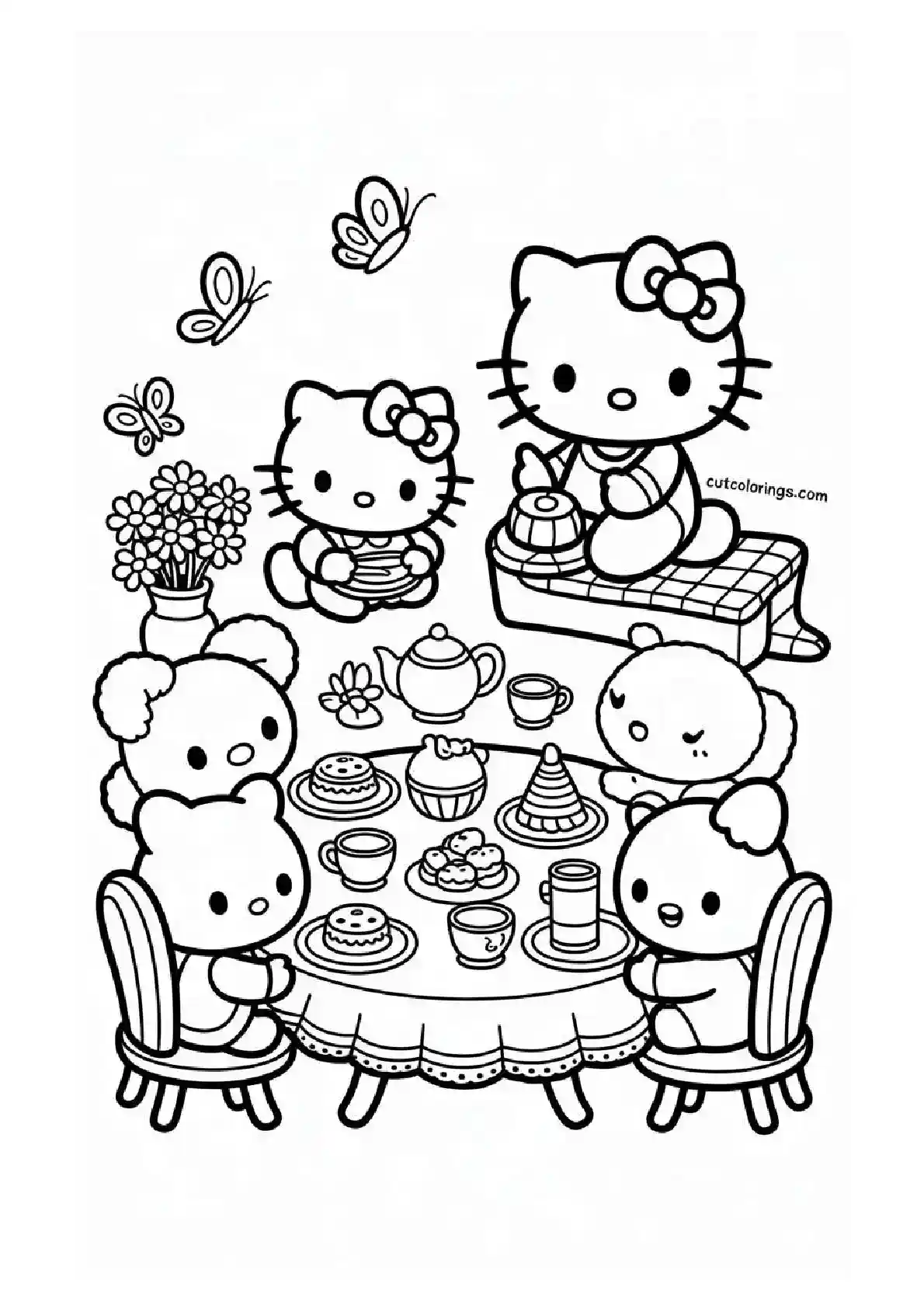 Hello Kitty Friends Tea Party