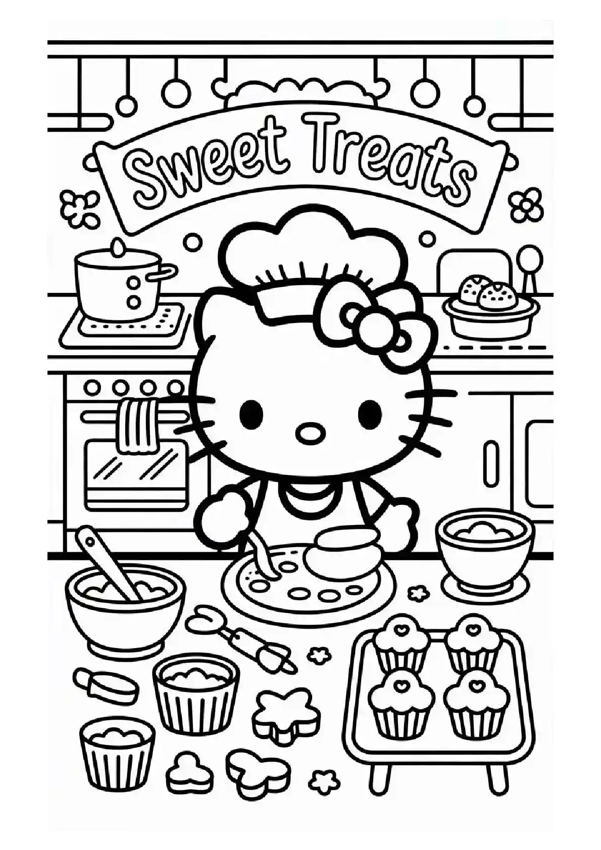 Hello Kitty Kitchen Baking