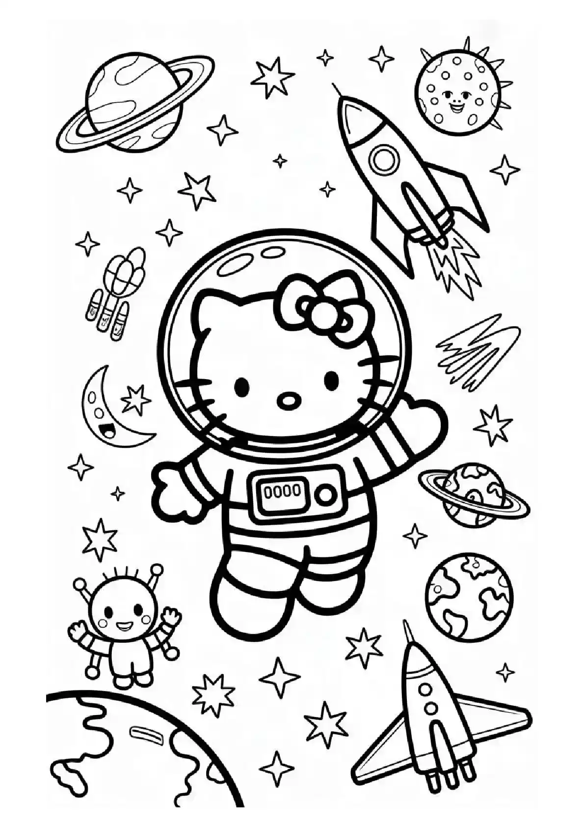 Hello Kitty Space Astronaut