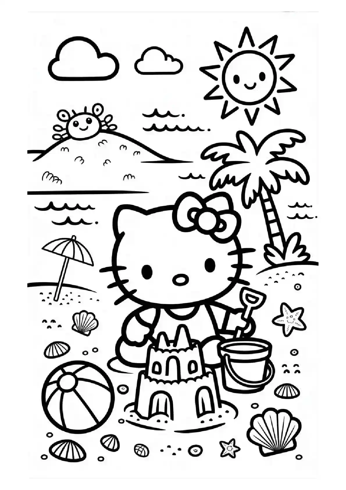 Hello Kitty Summer Beach Day