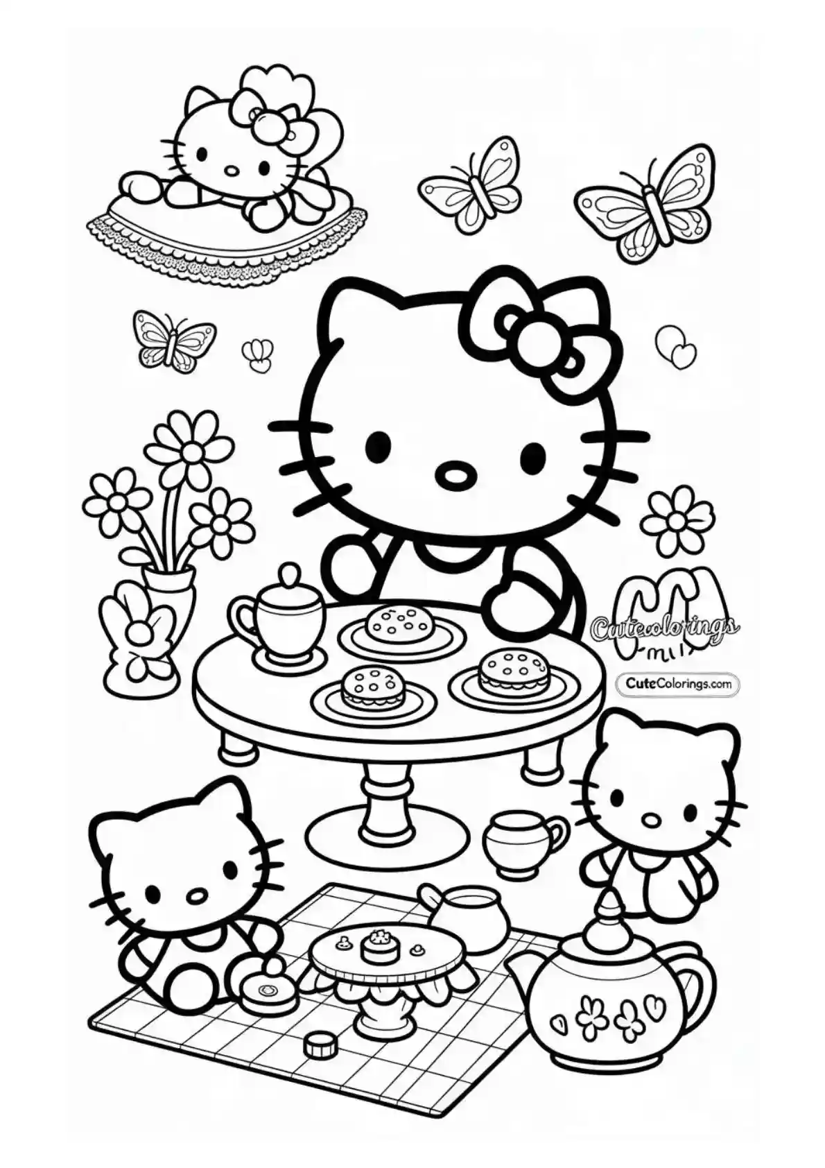 Hello Kitty Tea Party Time