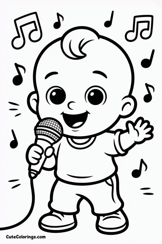 JJ Singing With Microphone Music