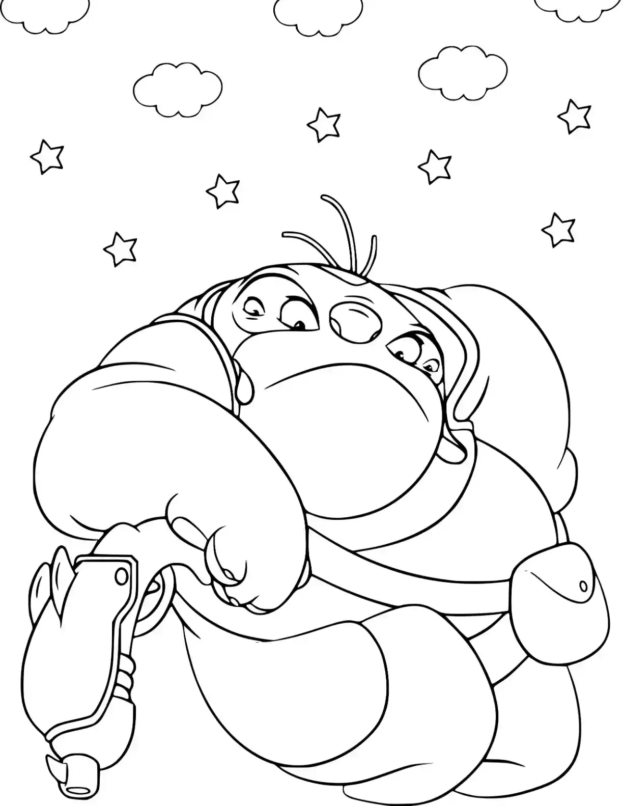 Jumba Scientist Coloring Pages