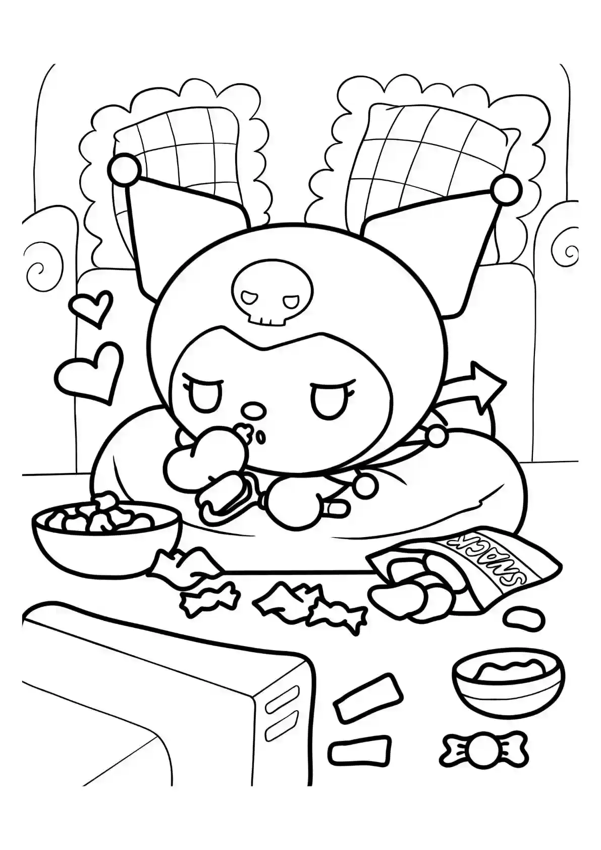 Kuromi Snack Time Fun