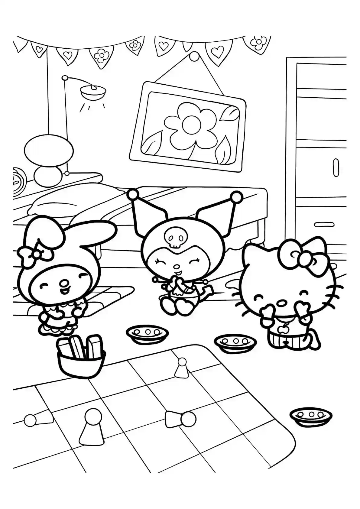 Kuromi Tea Party with Friends