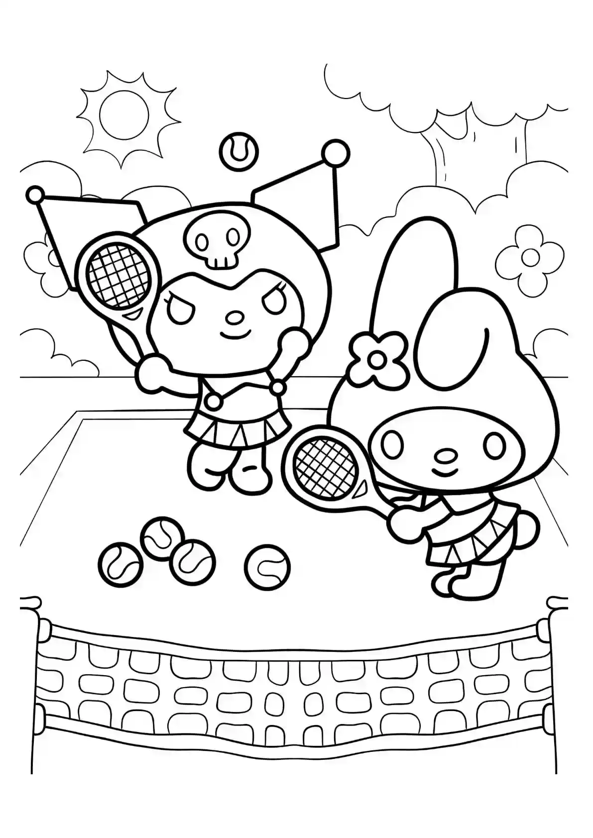 Kuromi and Friends Tennis Match
