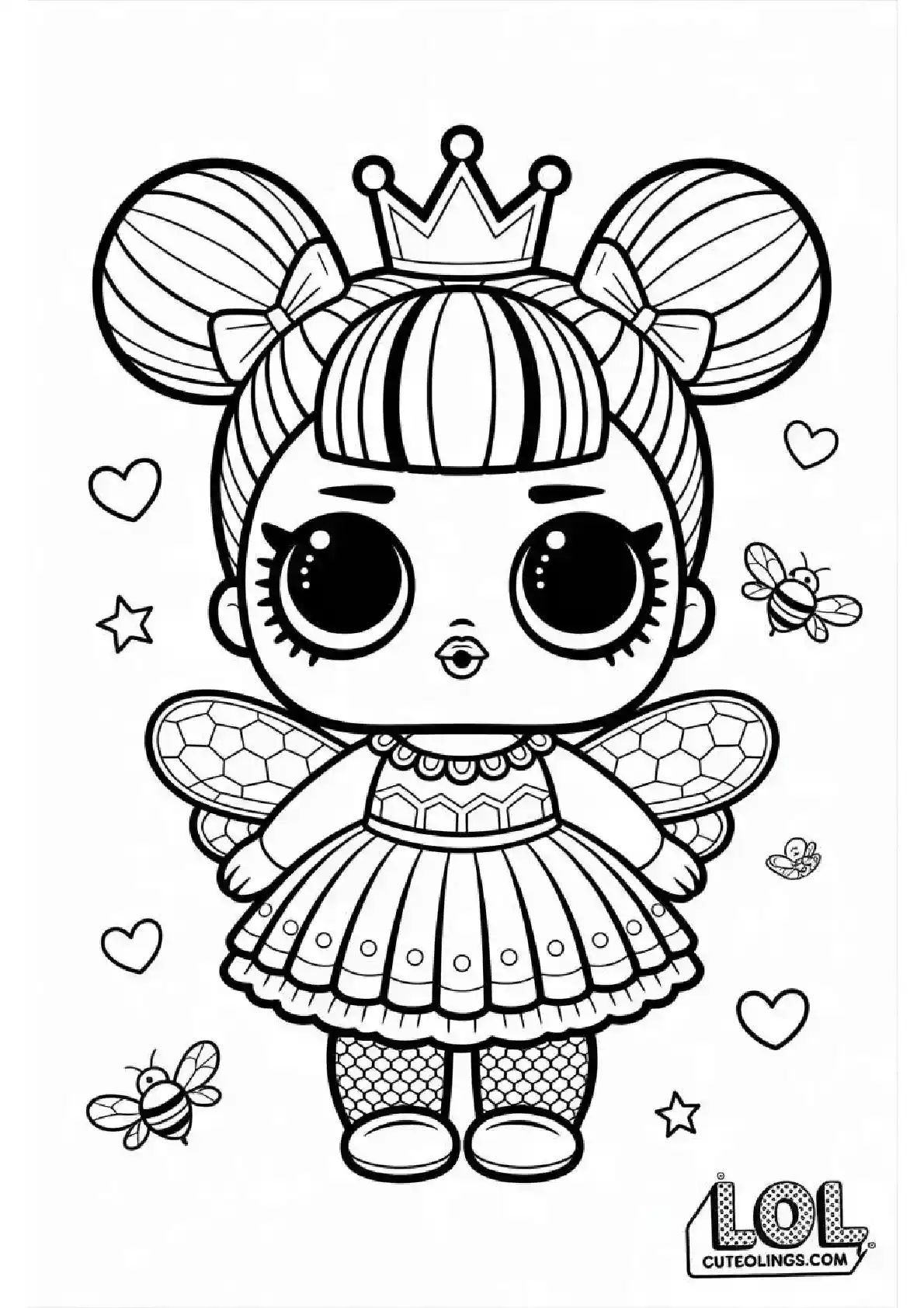 LOL Royal Bee Fairy Princess Page