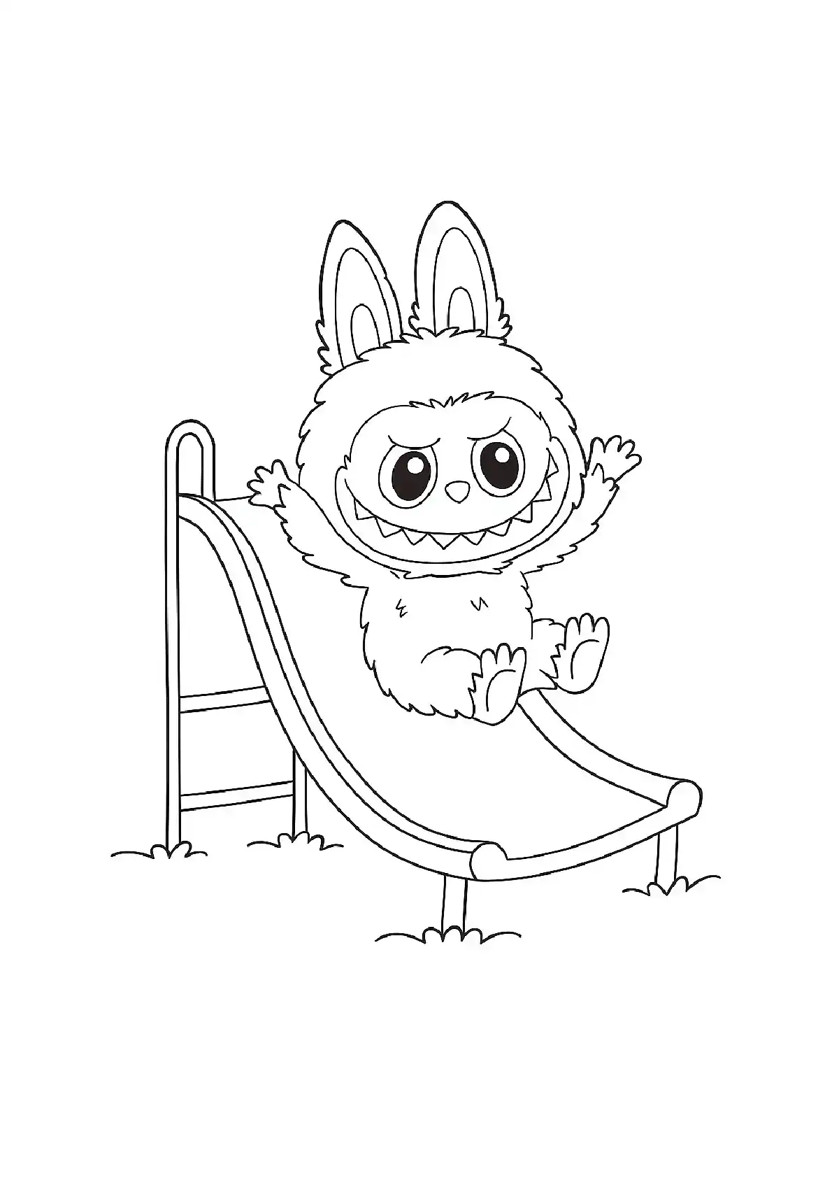 Lebula sliding coloring page