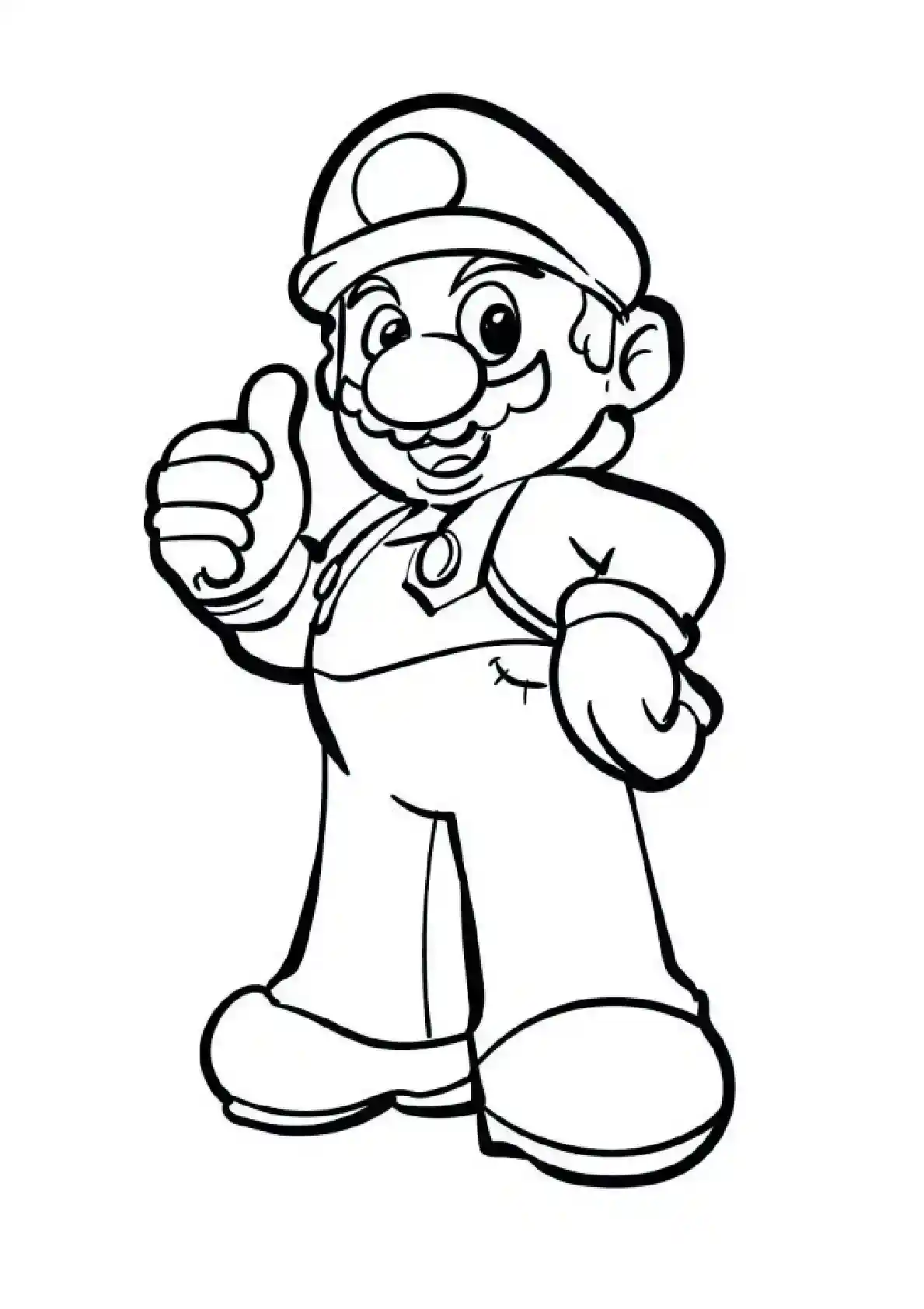 Mario Thumbs Up Success
