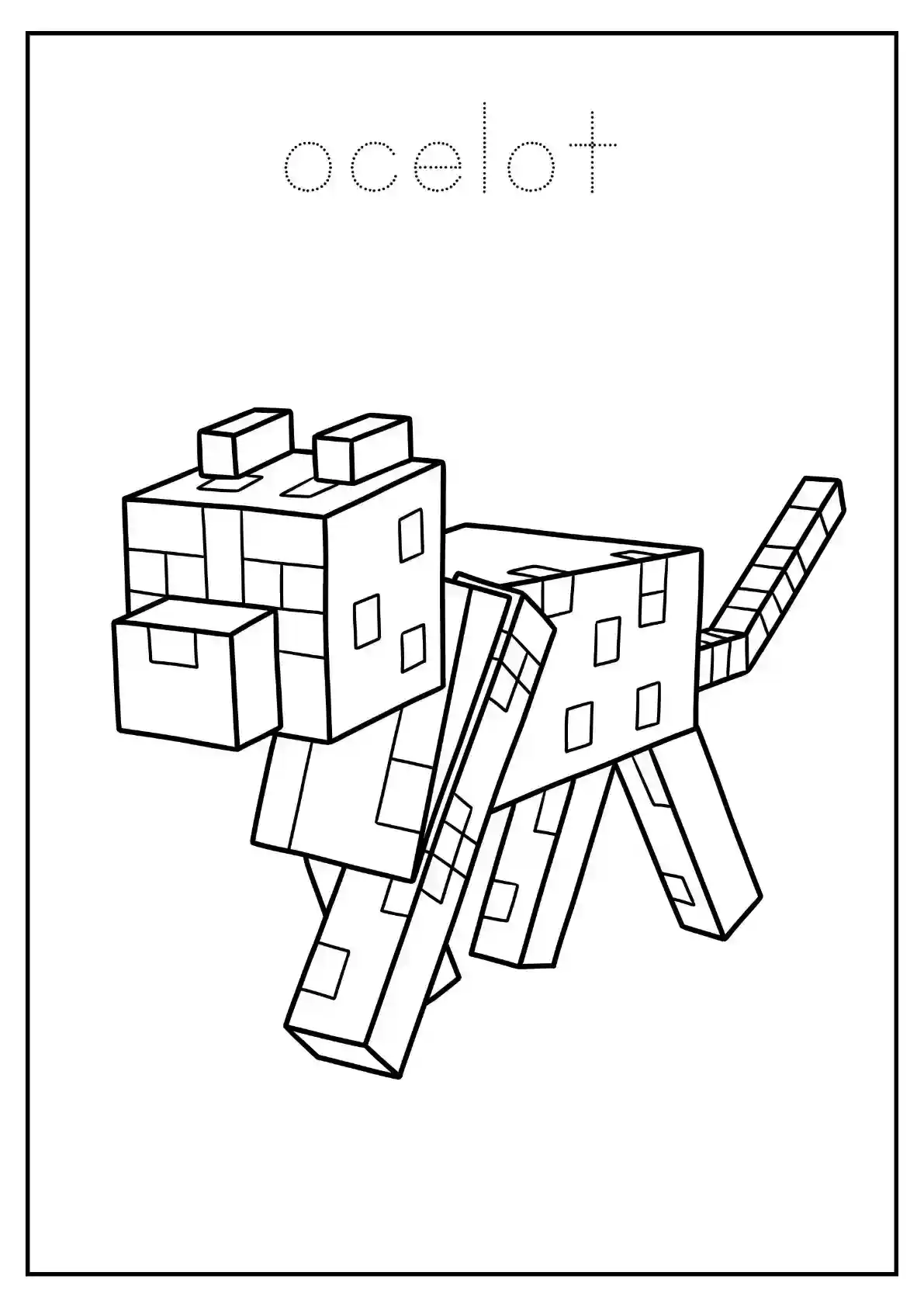 Minecraft Ocelot Cat