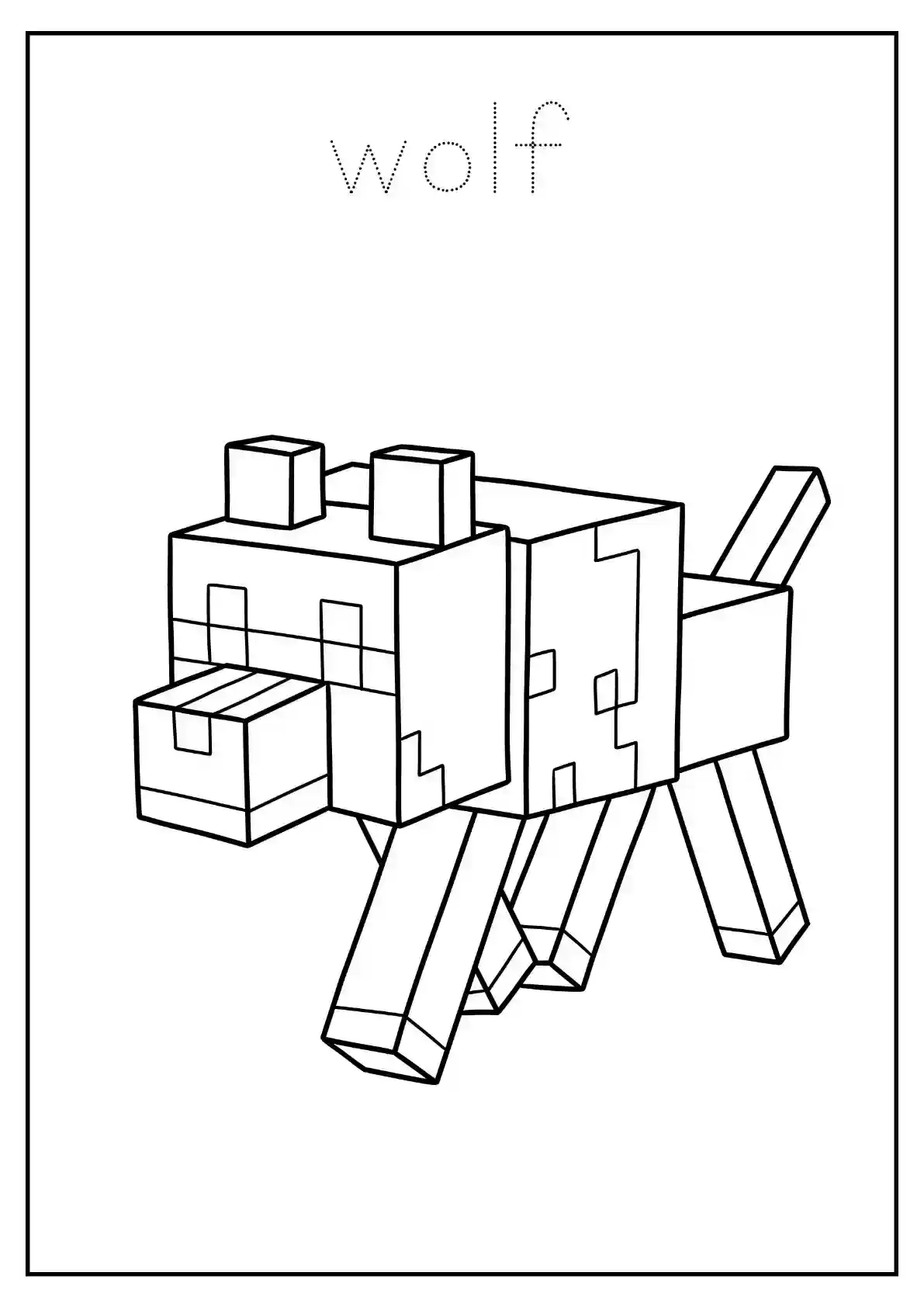 Minecraft Wolf Pet