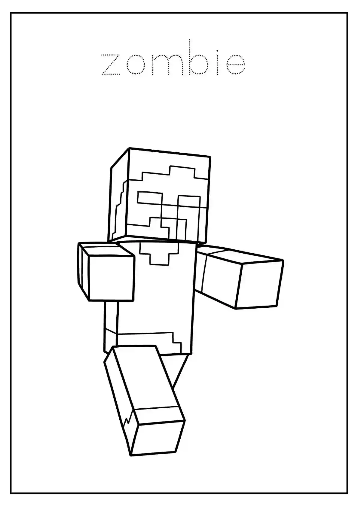 Minecraft Zombie Character