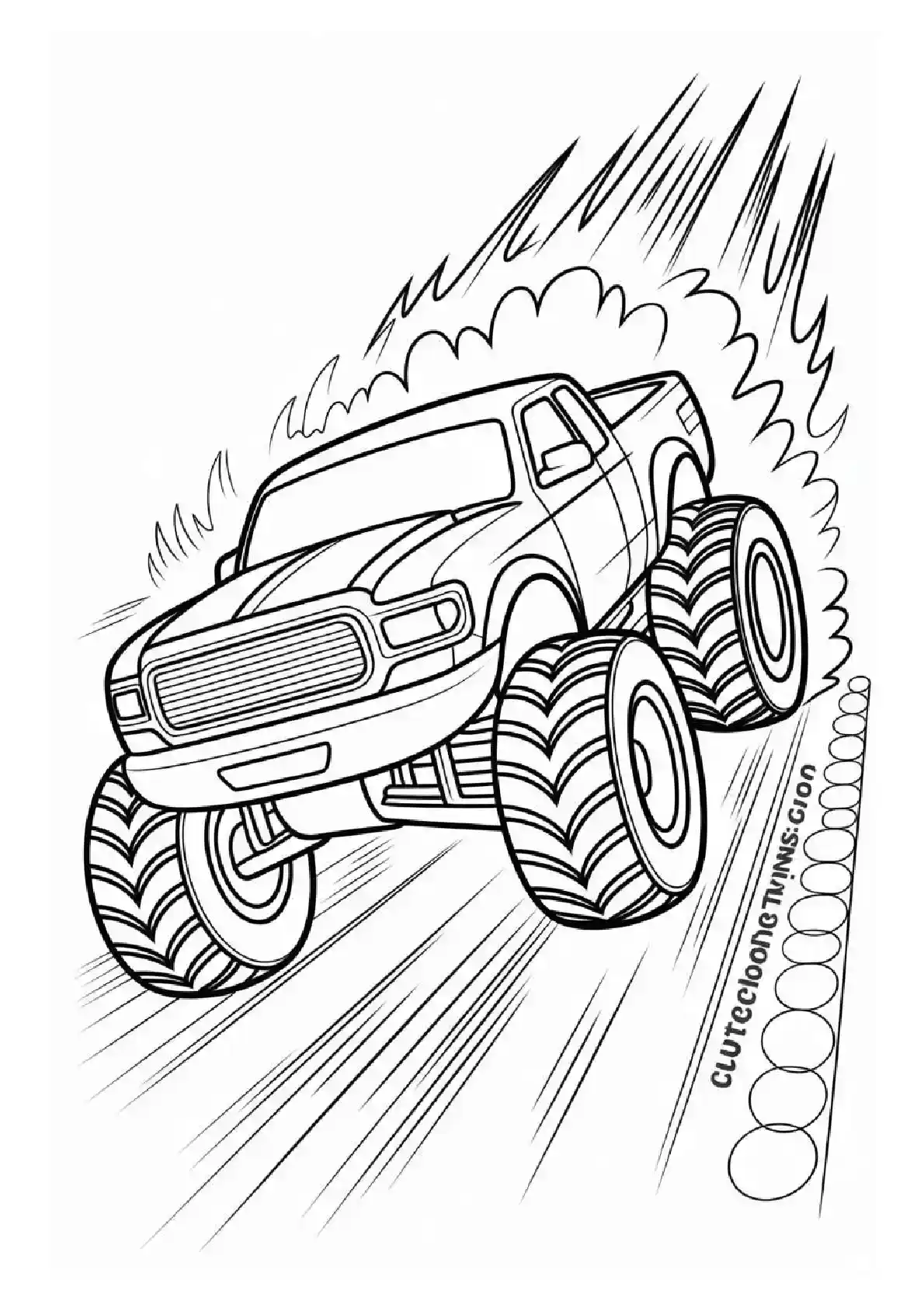 Monster Truck High Speed Racing Jump