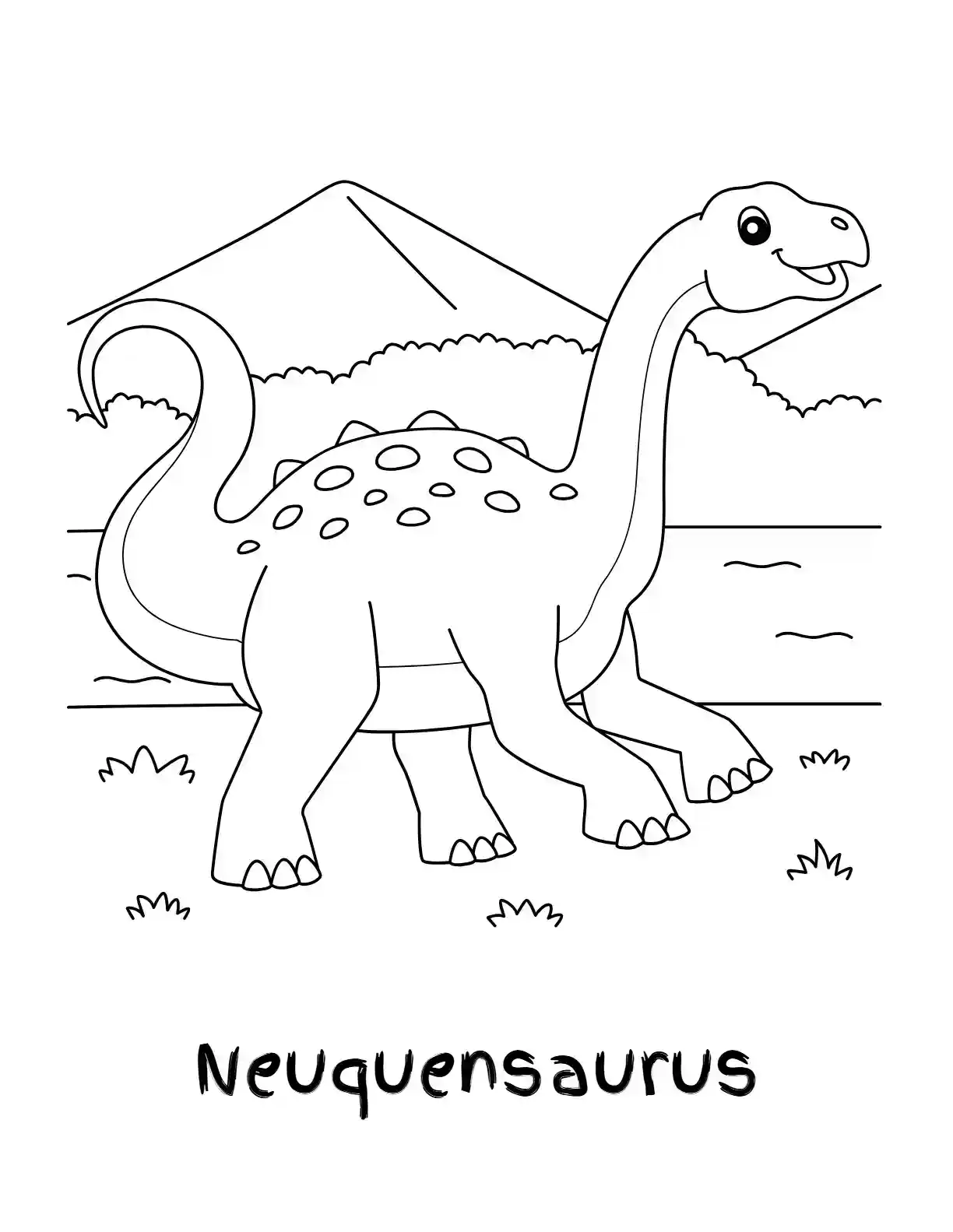 Neuquensaurus Coloring Page