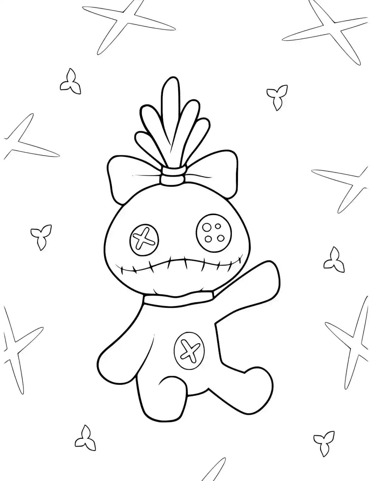 Ocean Stitch Coloring Pages