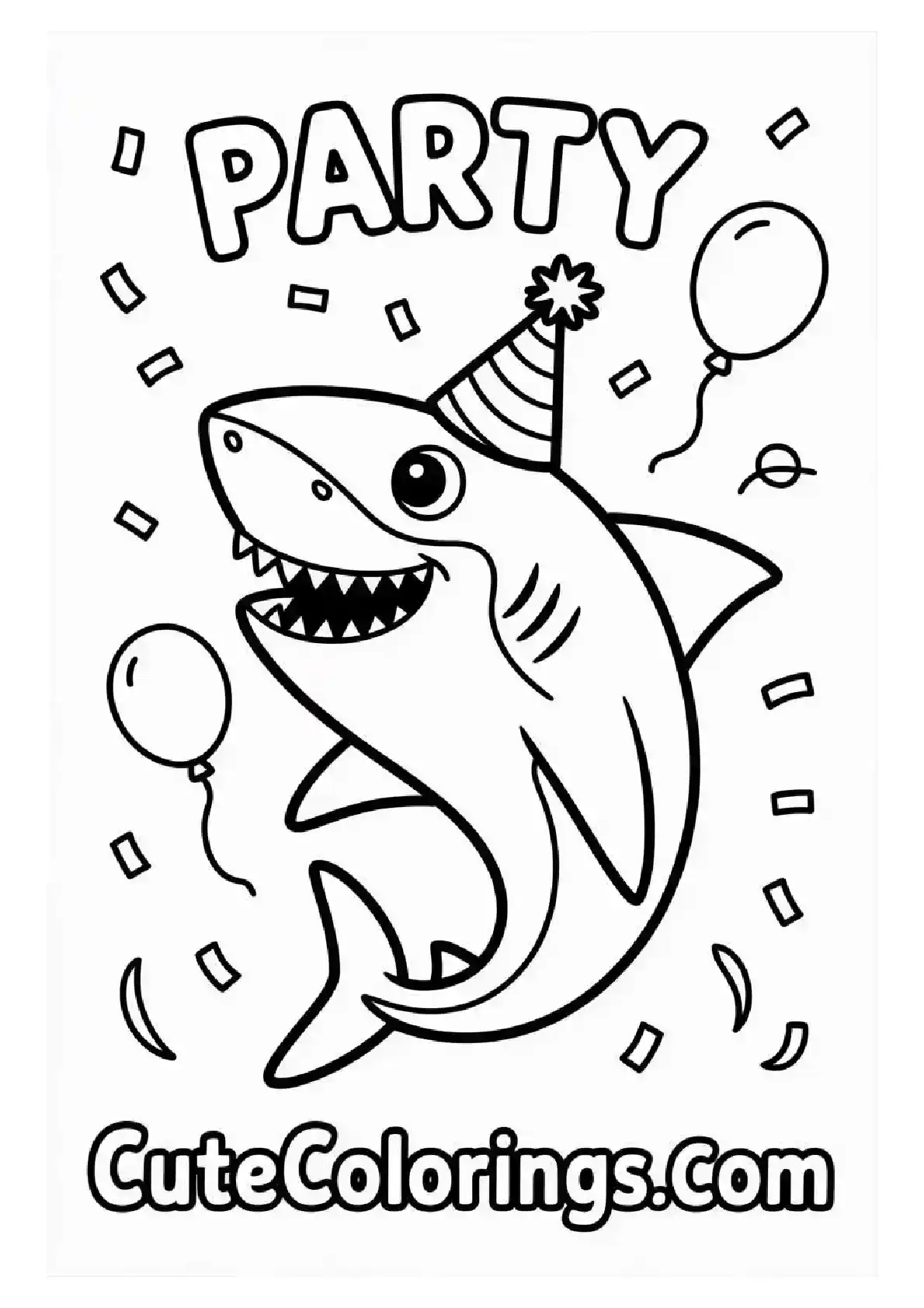 Party Shark Birthday Celebration