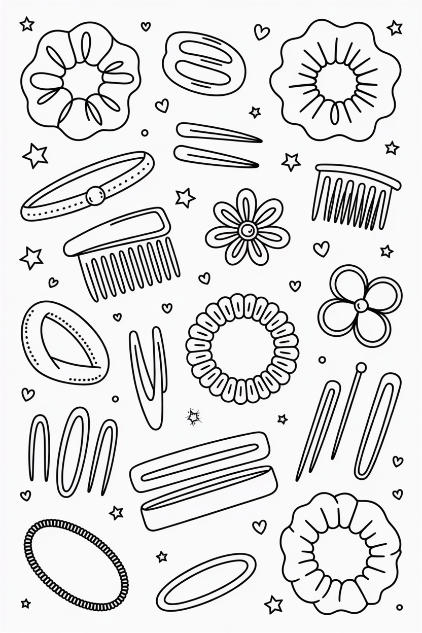 Preppy Hair Accessories Scrunchies Page