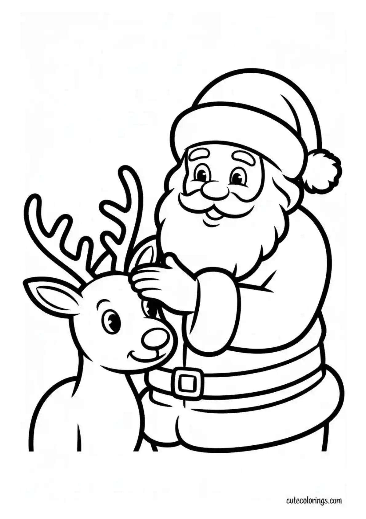 Rudolph Coloring Pages