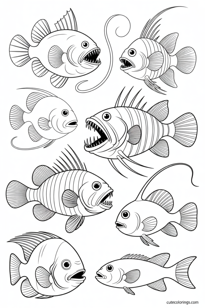 Fish Coloring Pages - Free Printable Collection | 2026
