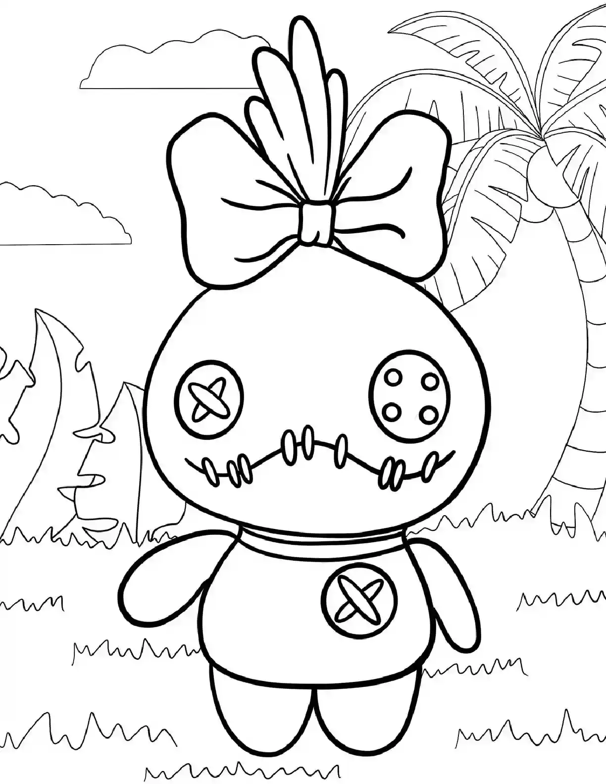 Scrump Doll Coloring Pages