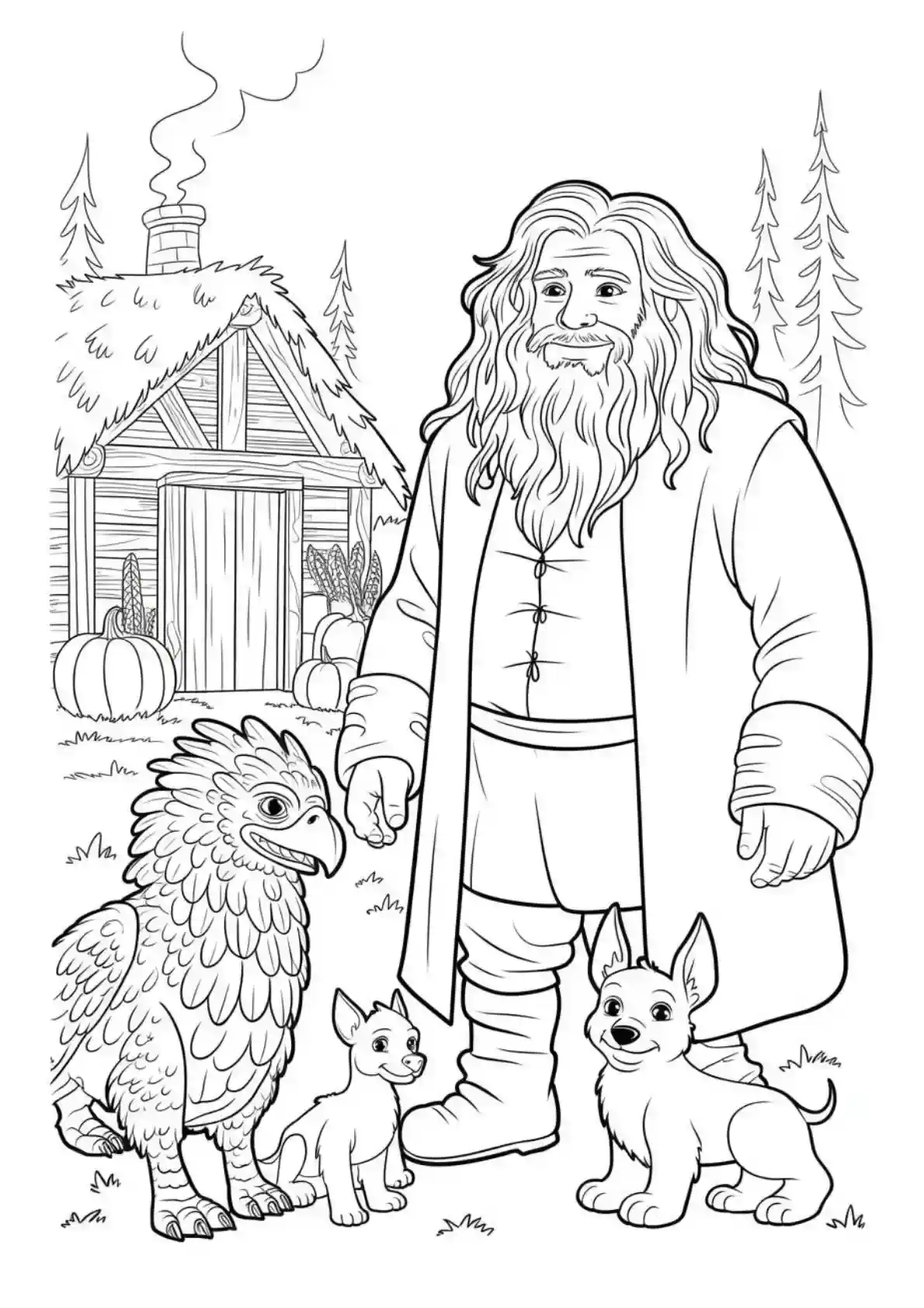 Severus Snape brewing potions in dungeon