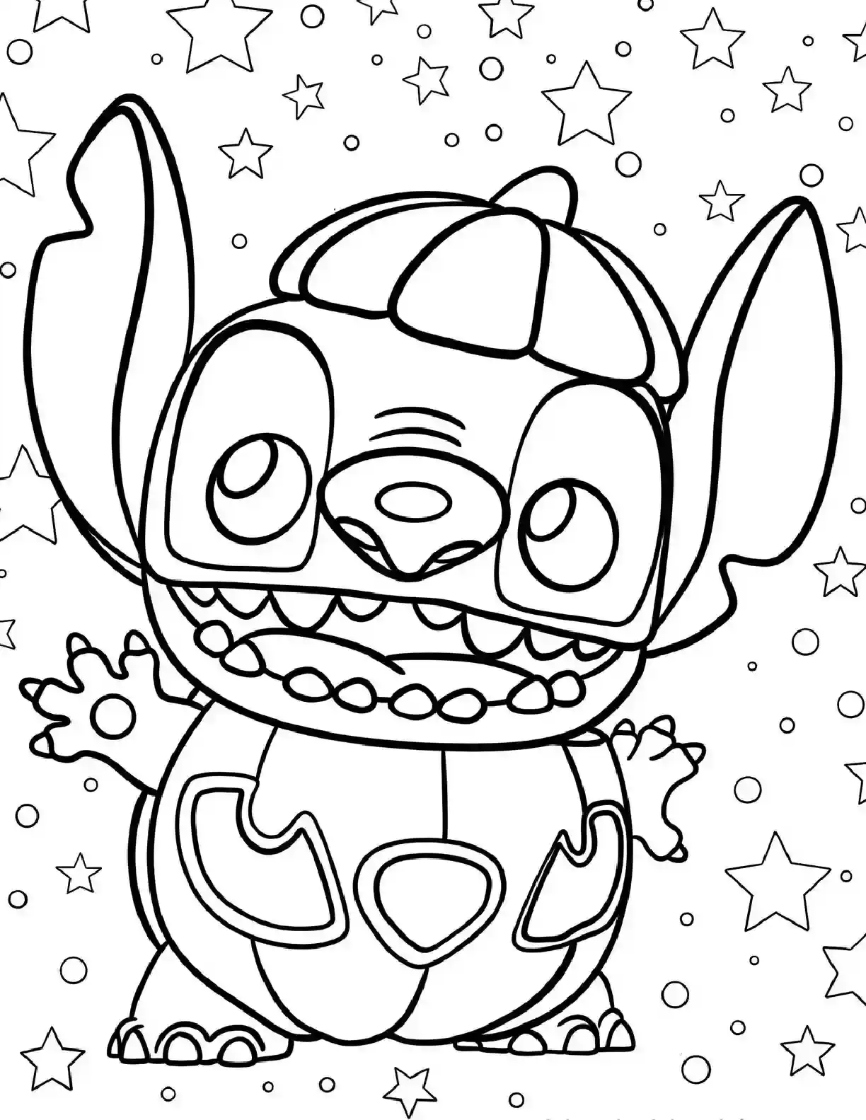 Simple Stitch Coloring Page