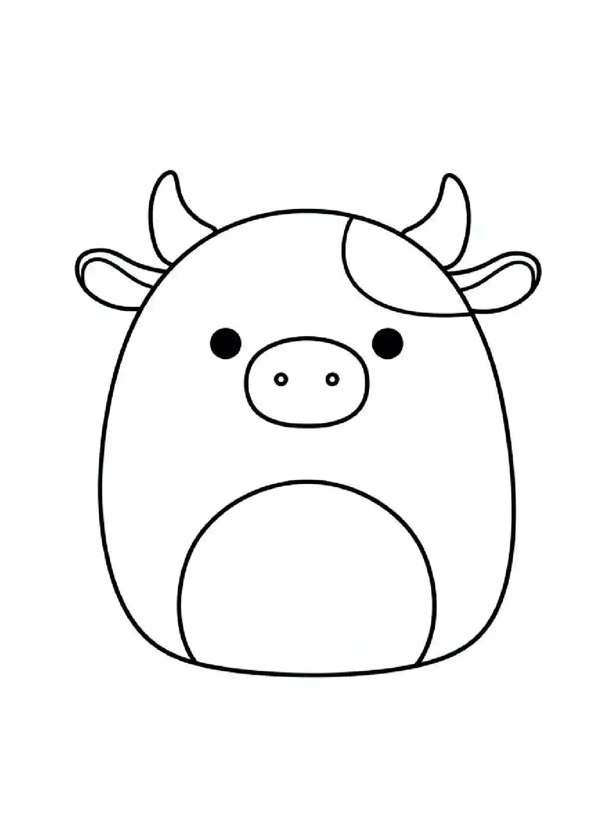 Squishmallow Bull Character