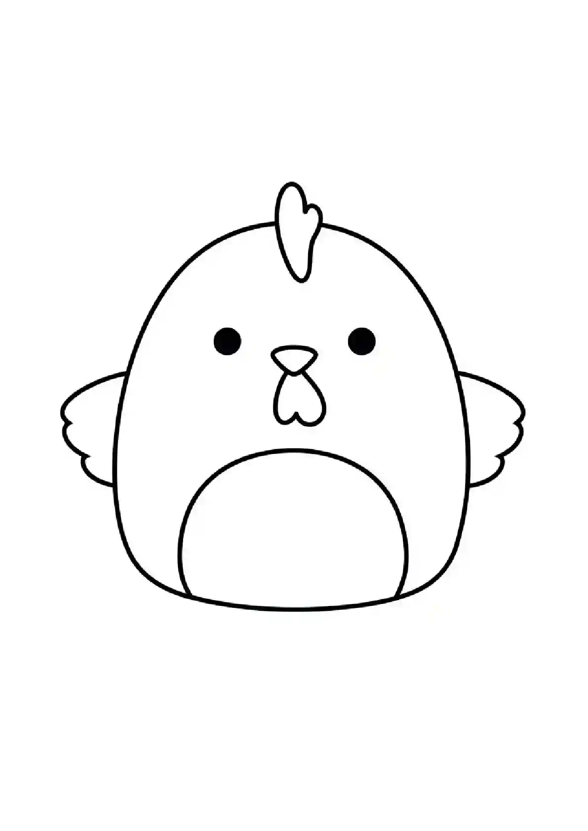 Squishmallow Chicken Character