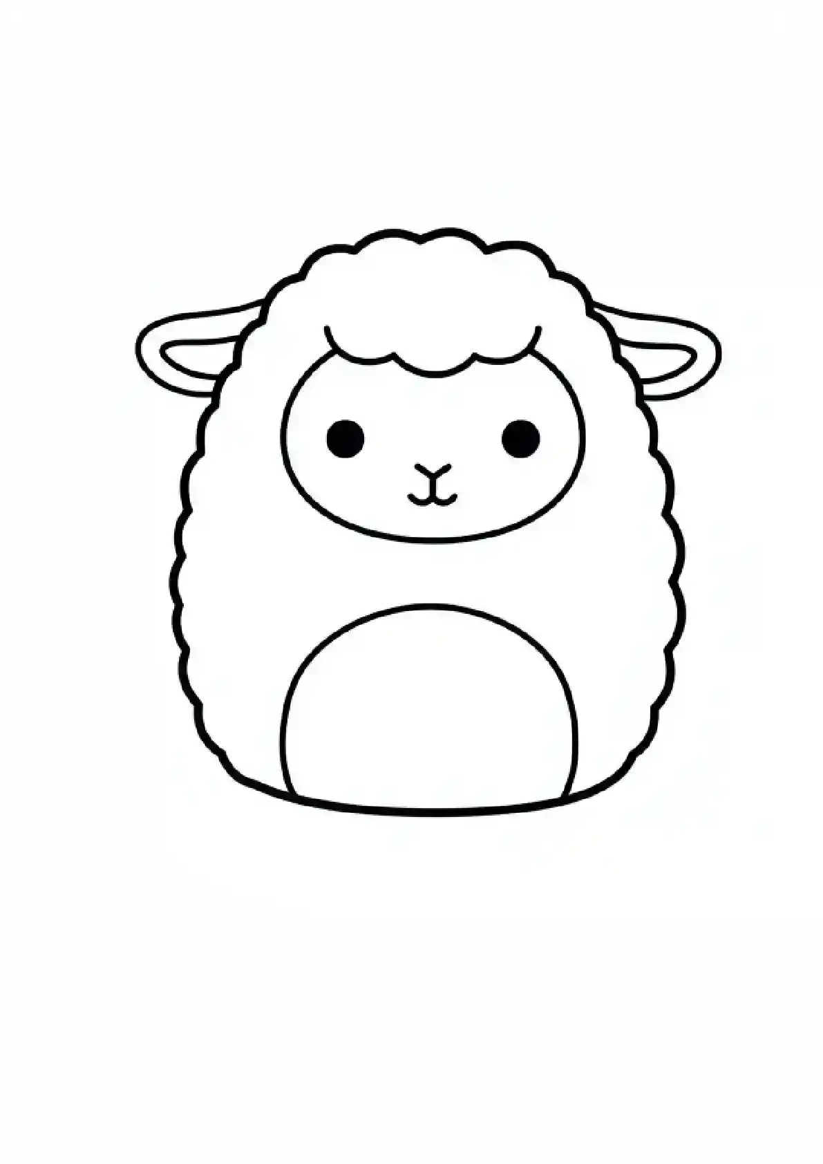 Squishmallow Fluffy Sheep