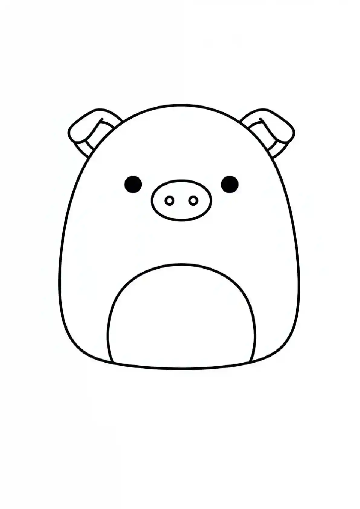 Squishmallow Pig Character