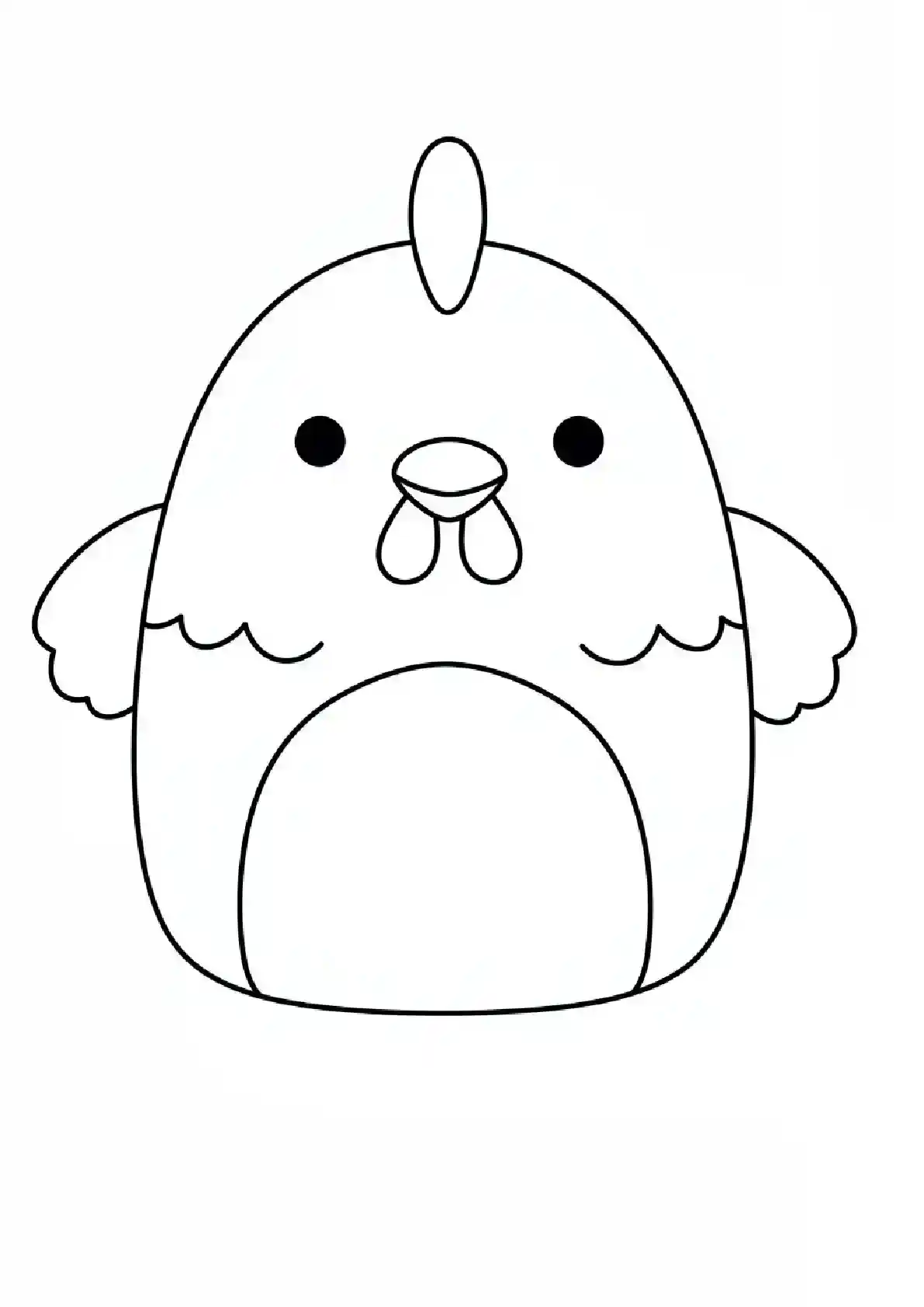 Squishmallow Rooster Character