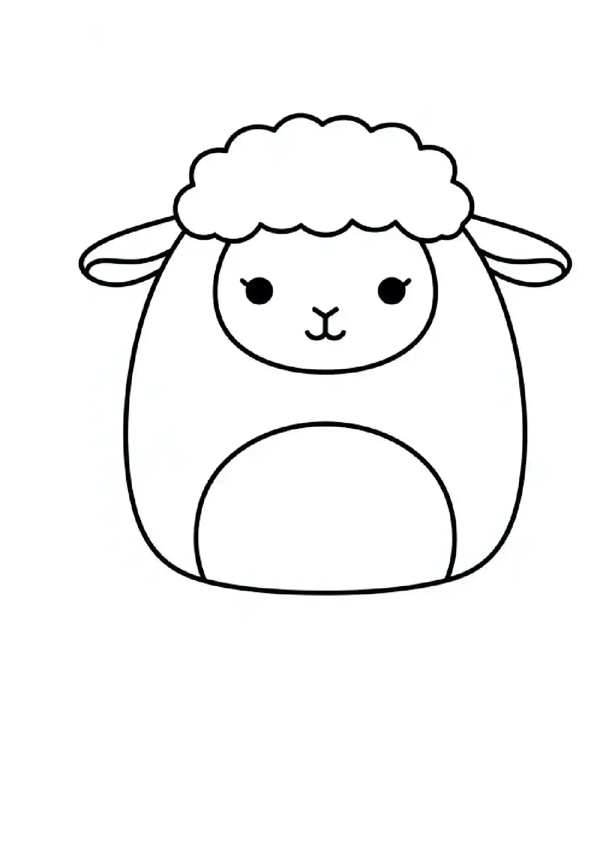 Squishmallow Sheep Character