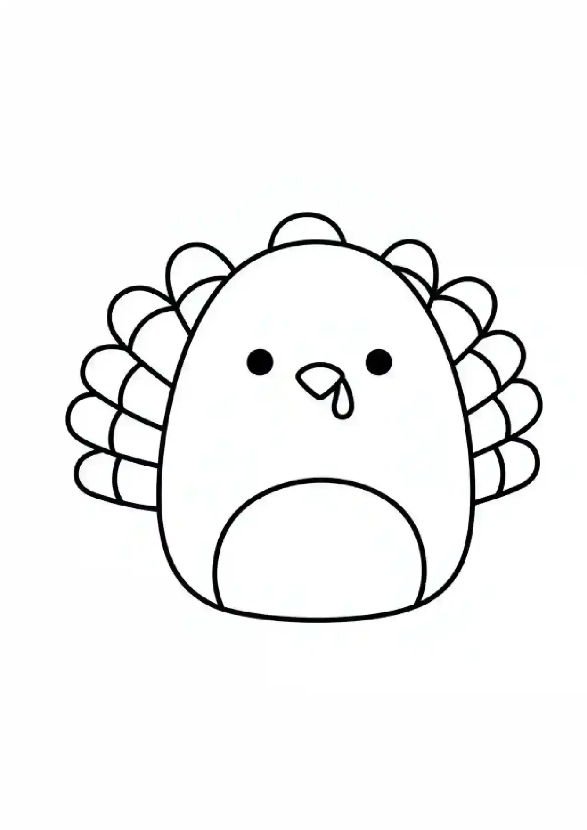 Squishmallow Turkey Character