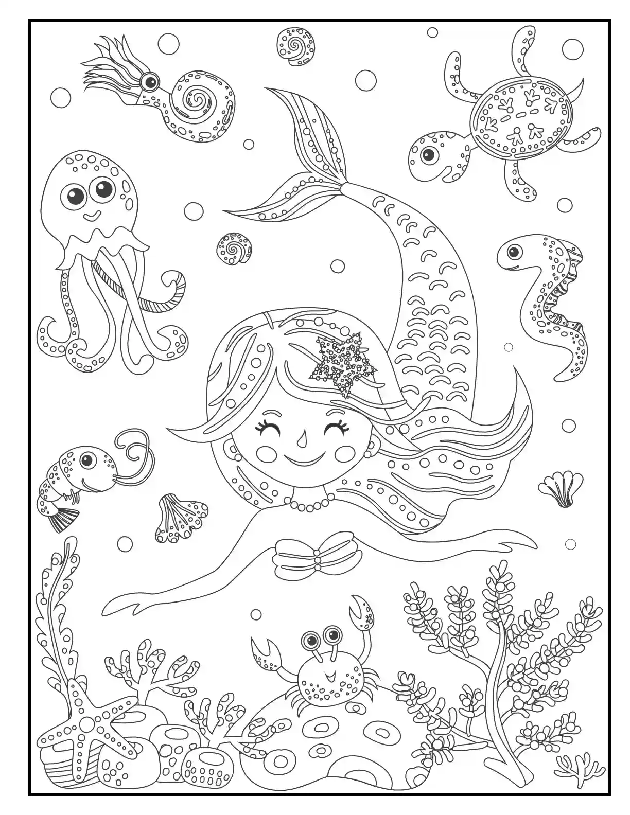 Starfish Princess Mermaid