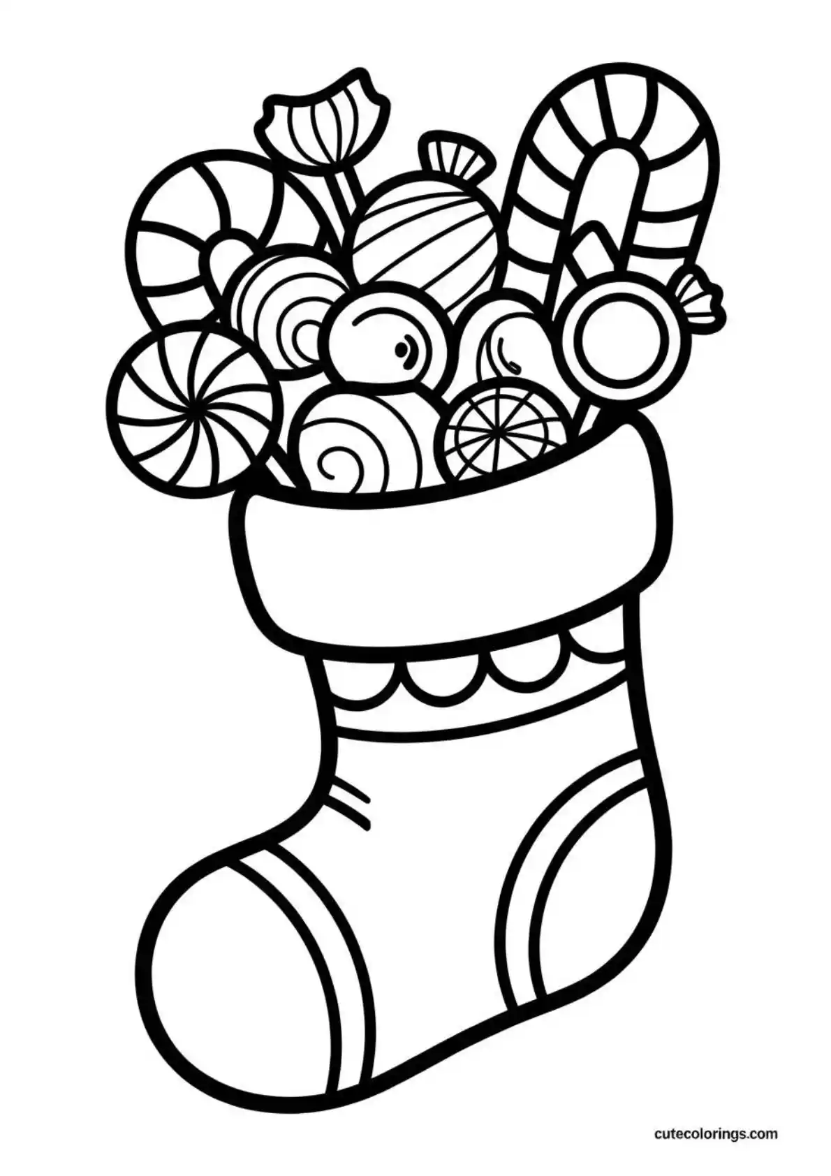 : Stocking Full of Candy and Treats